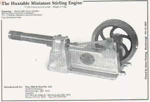Olds Mini Stirling Engine